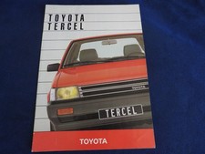 catalogue toyota tercel  1984