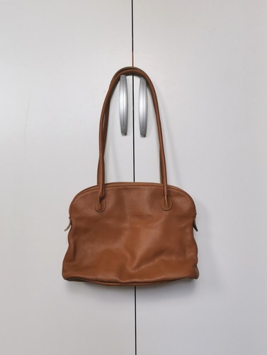 Sac longchamp cuir marron - longchamp,