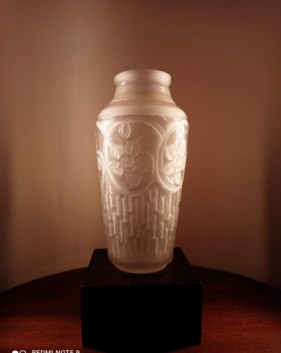 Vase art déco verre - art, en