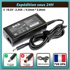 CHARGEUR POUR DELL OPTIPLEX D10U / D10U003 - 19.5V 3.34A - 4.5 x 3.0mm