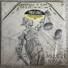 Metallica - And Justice For All - EX 2 x Vinyl LP w/ Hype 1988 Elektra – 60812-1
