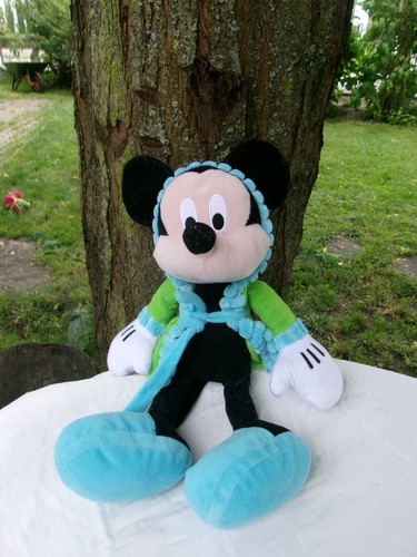 Peluche doudou mickey - doudou, peignoir