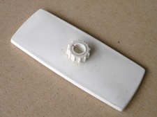 Jemca NOS Interior Rear View Mirror Head Only White Ford Anglia 105E Cortina MK1