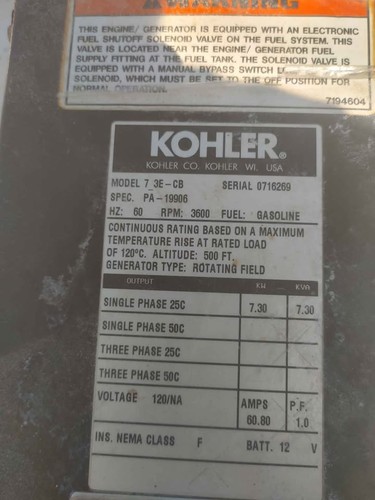 Kohler groupe électrogène - kohler,