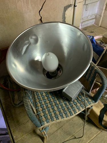 Authentique lampe industrielle