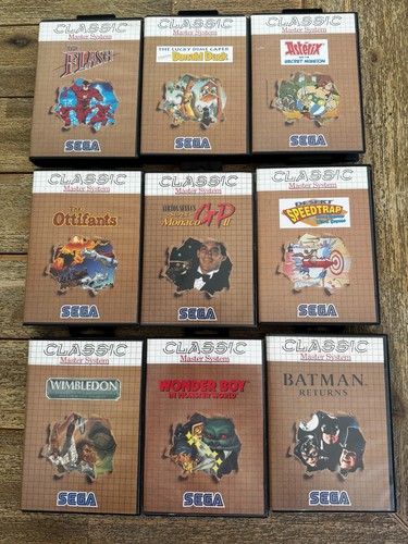 Lot jeux sega master - 9,