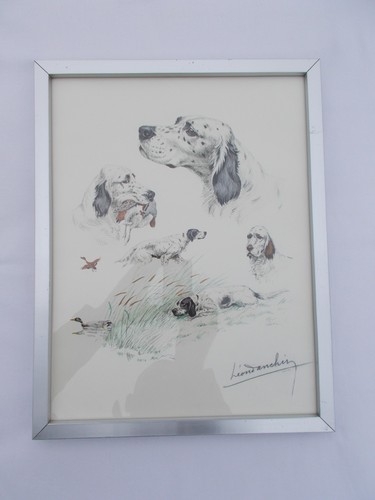 Lithographie signe leon - signe,