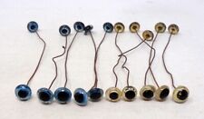 Lot 10 paires yeux en sulfure