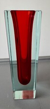 FLAVIO POLI, SOMMERSO VASE en COULEUR VERRE MURANO 1970  Alessandro Mandruzzato.