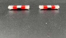 4 Pack 1/87 HO Scale Clear Red