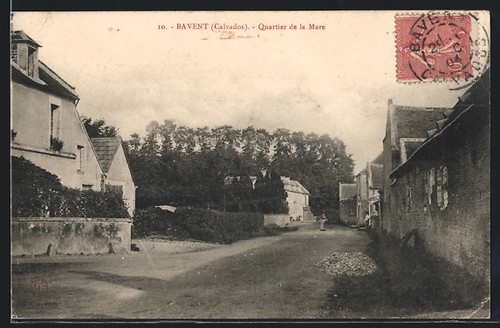 Cpa bavent quartier la - cpa, bavent,