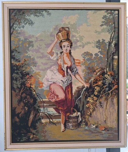 Tapisserie ancienne cadre - tapisserie, ancienne,