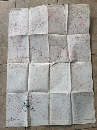 Canevas tir souain ww1 - canevas, de