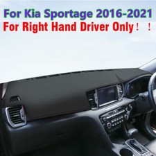 Leather Dashboard Dash Cover Protector Mat Pad RHD For Kia Sportage 2016-2021