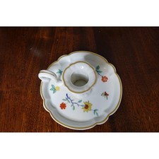 Shalimar  Haviland France single candlestick holder chamber style