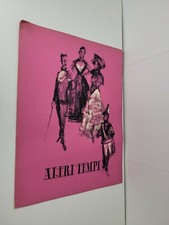 1952 Alfri Tempi The Times Gone By Arnova Program Poster Italian Lobby Card VTG