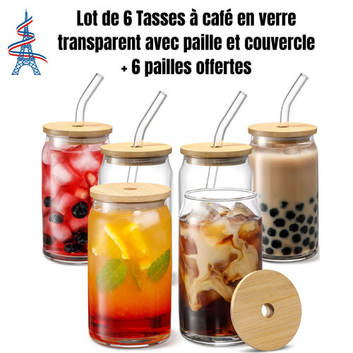 Tasse verre 500ml avec - en,