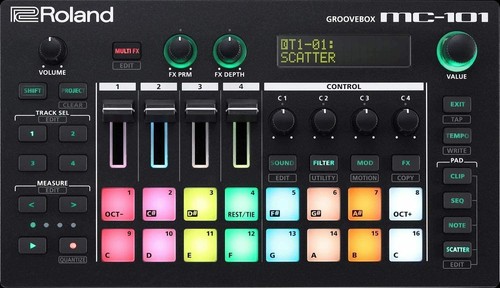 Roland 101 groovebox - roland, mc-101
