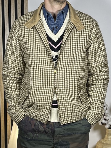 Veste pied poule lin - en,
