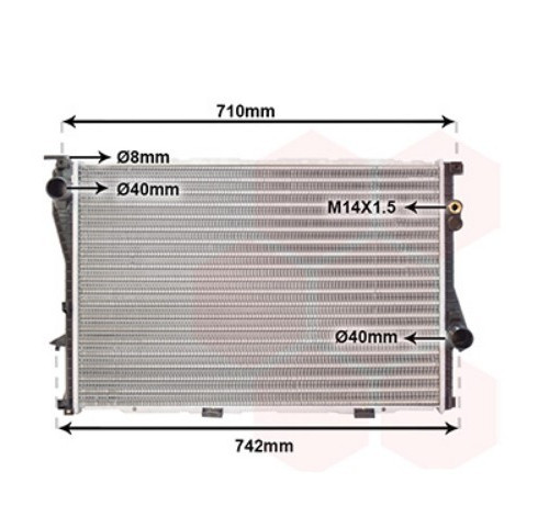 Hella 8mk376710 301 - hella, radiateur