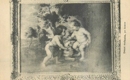 Painting two children by - two,