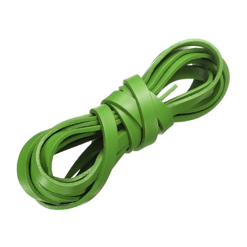 Cordon cuir plat - en, 8mm