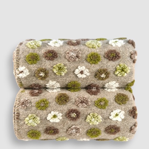 Plaid laine bouillie gris - plaid,