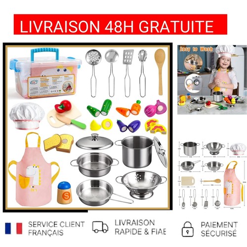 Jouet cuisine enfant bois - jouet,