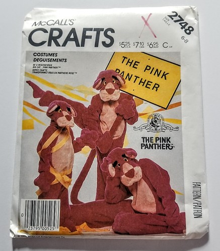 1980s pink panther costume - panther,