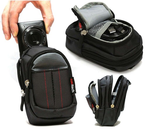 Navitech black camera - black,