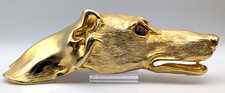Estate Find Vintage Christopher Ross 1983 Greyhound Whippet Buckle Free Shipping