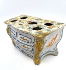 Antique 18th La Rochelle Faience Dresser Large Bouquetry Maker