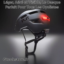 Casque de vélo avec feu