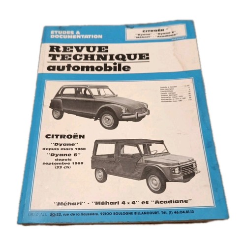 Revue technique automobile - revue,