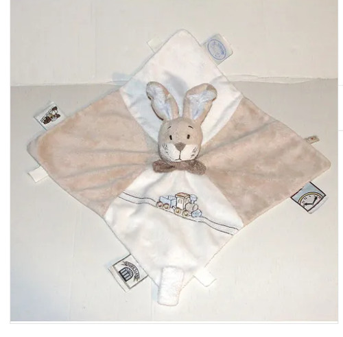 Doudou noukies lapin - noukies, plat