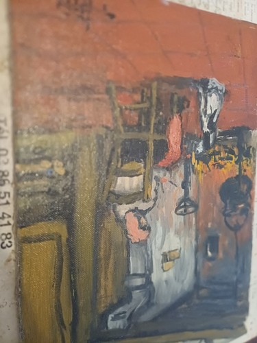 Tableau huile contemporain