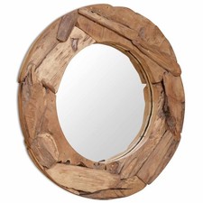 Teck Miroir Décoratif 80 cm