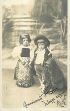 CP BOY AND LITTLE GIRL IN COSTUME - 60722