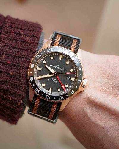 Hamilton khaki navy scuba - scuba, gmt