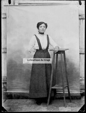 Plaque verre photo ancienne