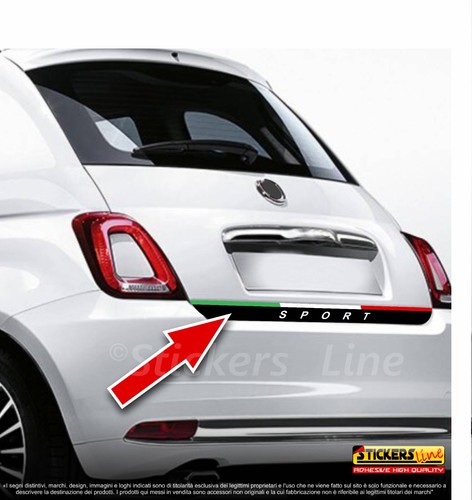 Autocollant fiat 500 - autocollant,