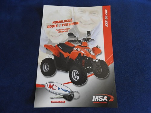 Catalogue feuillet quad - catalogue, kymco