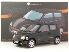 Laudoracing Fiat Seicento Sp. Abarth Noir 1998 1/18 LM170D
