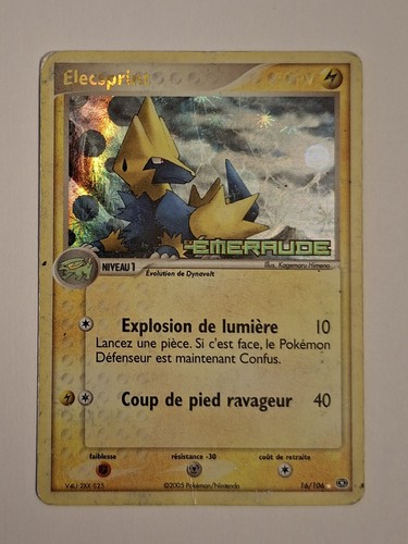 Carte pokemon elecsprint - carte,