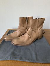 $798 John Varvatos Collection Morrison Sharpei Brown Leather Chelsea Boot 10