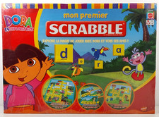 Mon Premier Scrabble Dora l'Exploratrice Jeu de Société Mattel 2005 Neuf