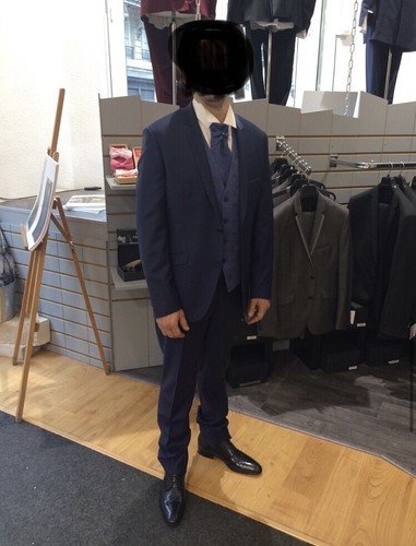 Costume homme bleu taille m - homme,