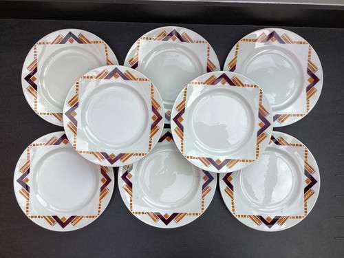 Assiettes plates moulin des - plates,