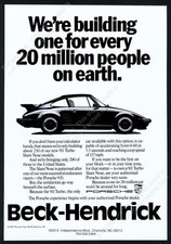 1987 Porsche 930 Slant Nose 911 Turbo photo 1 For Every 20 Million vtg print ad