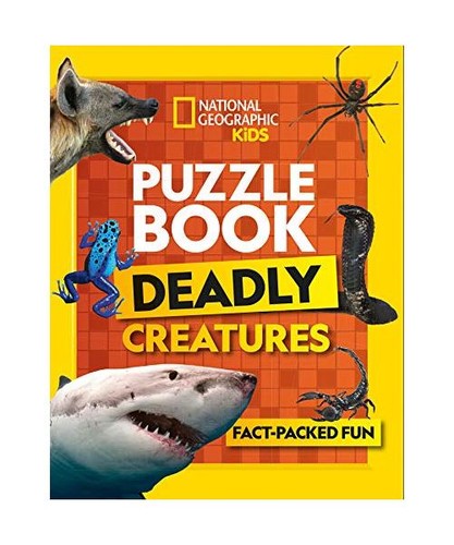 Puzzle book deadly creatures - book,